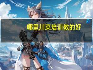 哪里川菜培训教的好