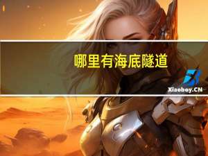 哪里有海底隧道