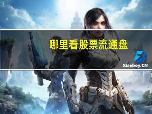 哪里看股票流通盘