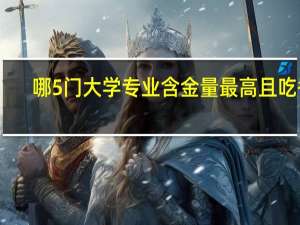 哪5门大学专业含金量最高且吃香，“钱途”响亮，毕业就是金饭碗
