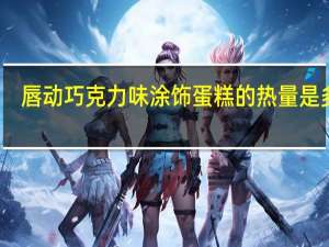 唇动 巧克力味涂饰蛋糕的热量是多少