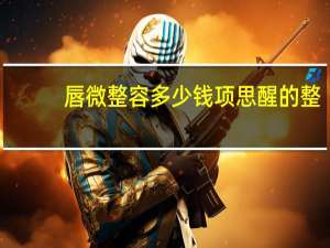 唇 微整容多少钱 项思醒的整容做下来要多少钱