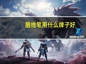 唇线笔用什么牌子好