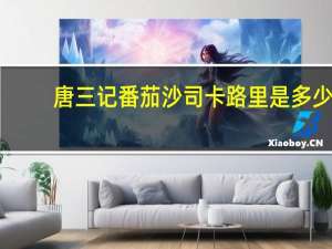 唐三记 番茄沙司卡路里是多少