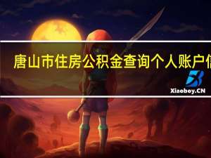 唐山市住房公积金查询个人账户信息（唐山市住房公积金查询个人账户）