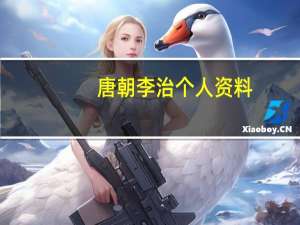 唐朝李治个人资料（利智个人资料）