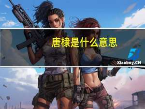 唐棣是什么意思