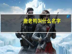 唐老鸭叫什么名字