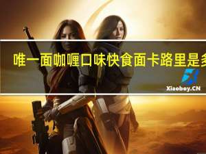 唯一面 咖喱口味快食面卡路里是多少