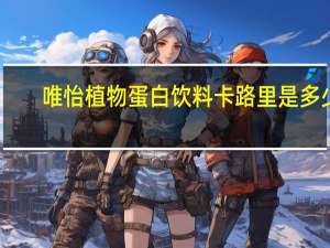 唯怡 植物蛋白饮料卡路里是多少