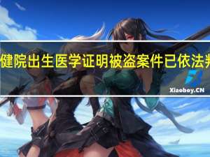 商丘市妇幼保健院出生医学证明被盗案件已依法判决 到底什么情况嘞