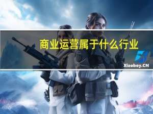 商业运营属于什么行业