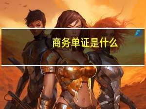 商务单证是什么