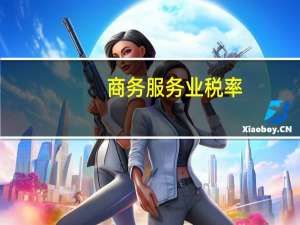 商务服务业税率（服务业税率）