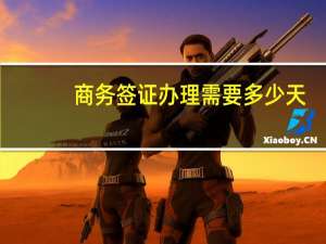商务签证办理需要多少天