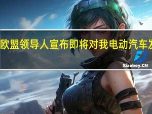 商务部新闻发言人就欧盟领导人宣布即将对我电动汽车发起反补贴调查事答记者问