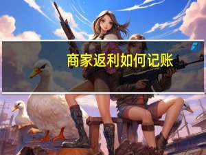 商家返利如何记账