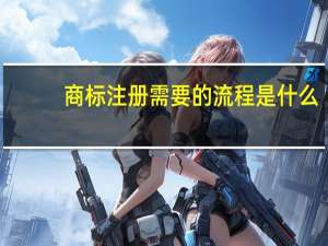 商标注册需要的流程是什么
