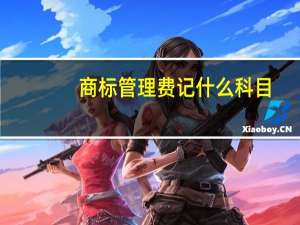 商标管理费记什么科目