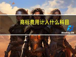 商标费用计入什么科目