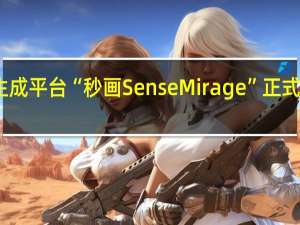 商汤图像生成平台“秒画SenseMirage”正式上线移动端版本