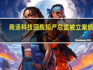 商汤科技回应知产总监被立案侦查：对腐败等违法违规行为“零容忍”