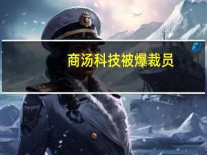 商汤科技被爆裁员？回应称根据市场环境变化优化人才结构