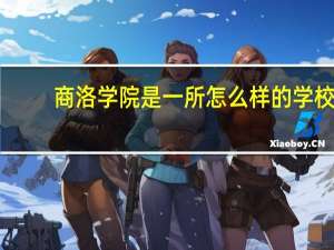 商洛学院是一所怎么样的学校