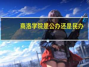 商洛学院是公办还是民办