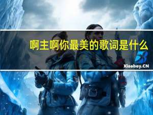 啊主啊你最美的歌词是什么？