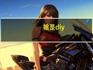 啥是diy