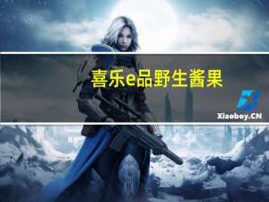 喜乐e品 野生酱果(紫苏味)的热量是多少