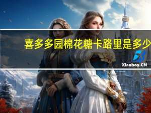 喜多多园 棉花糖卡路里是多少