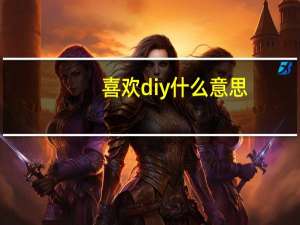 喜欢diy什么意思