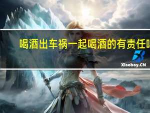 喝酒出车祸一起喝酒的有责任吗