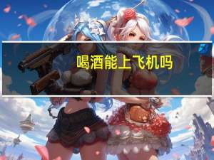 喝酒能上飞机吗