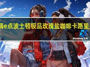 嗨e点 波士顿极品玫瑰盐咖啡卡路里是多少