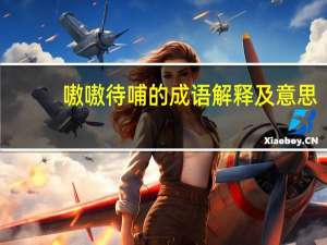 嗷嗷待哺的成语解释及意思