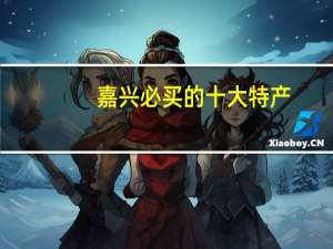 嘉兴必买的十大特产