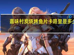 嘉味村 炭烧烤鱼片卡路里是多少