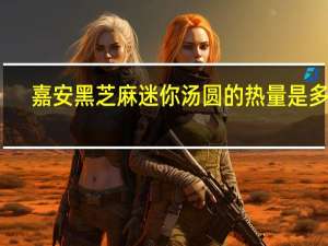 嘉安 黑芝麻迷你汤圆的热量是多少