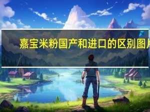 嘉宝米粉国产和进口的区别图片（嘉宝米粉国产和进口的区别）