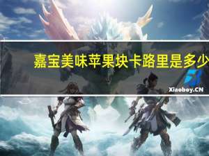 嘉宝 美味苹果块卡路里是多少