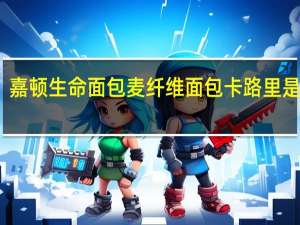 嘉顿 生命面包麦纤维面包卡路里是多少