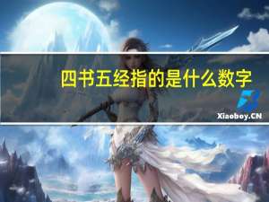 四书五经指的是什么数字（四书五经指的是什么）