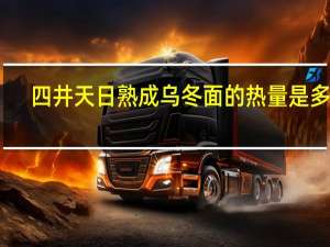 四井 天日熟成乌冬面的热量是多少