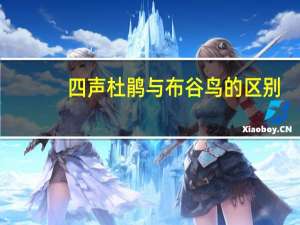 四声杜鹃与布谷鸟的区别