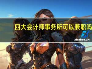 四大会计师事务所可以兼职吗