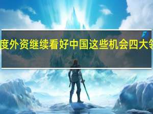 四季度外资继续看好中国这些机会 四大领域受关注