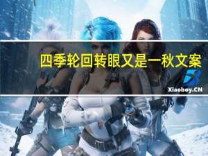 四季轮回转眼又是一秋文案